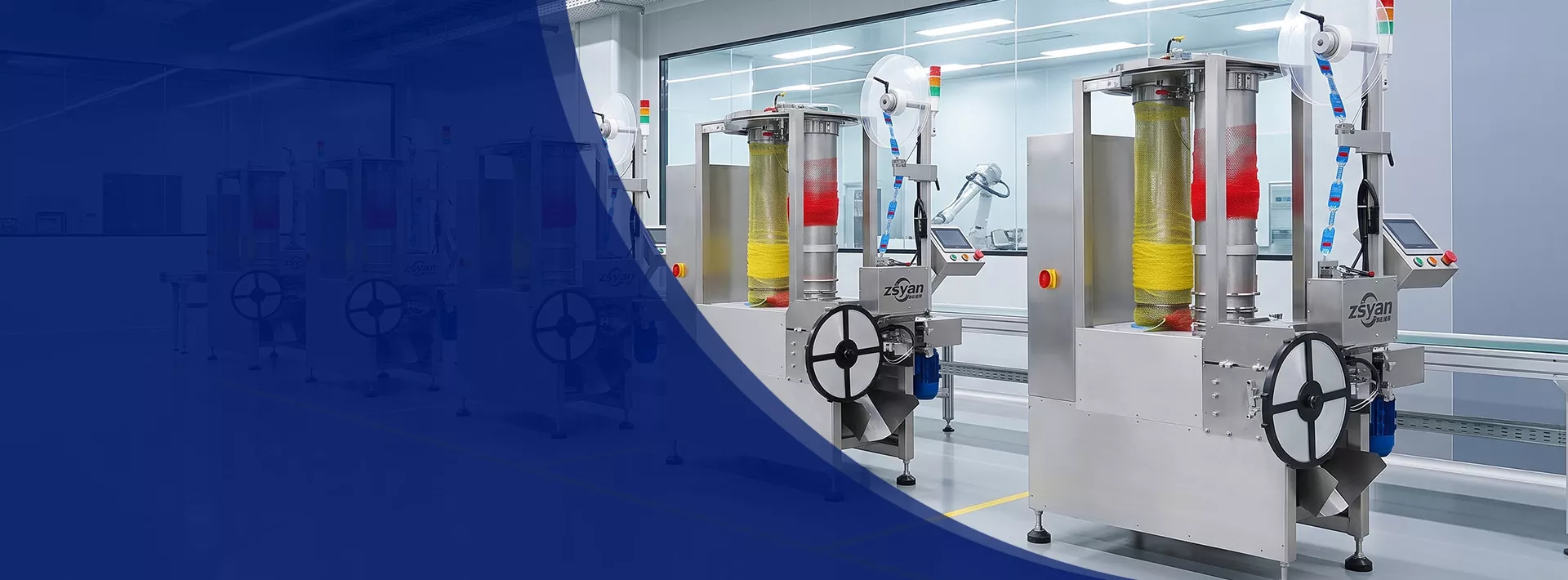 ZSYAN industrial production equipment in a clean factory workshop